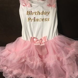 Popatu birthday dress size 3-4, perfect condition